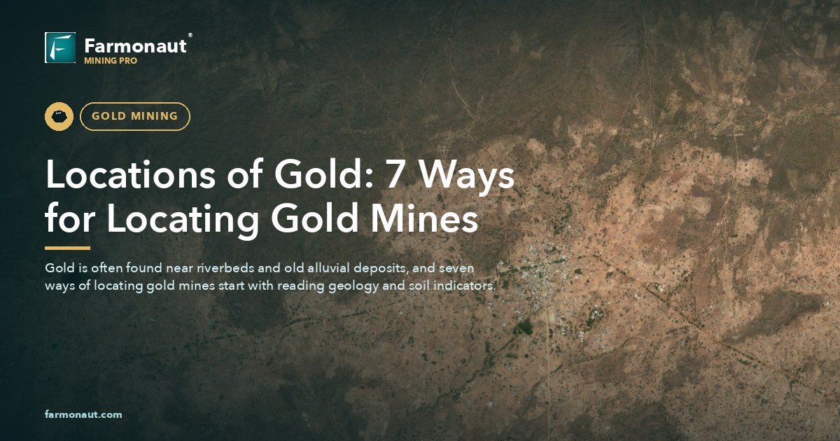 Locations Of Gold: 7 Ways For Locating Gold Mines
