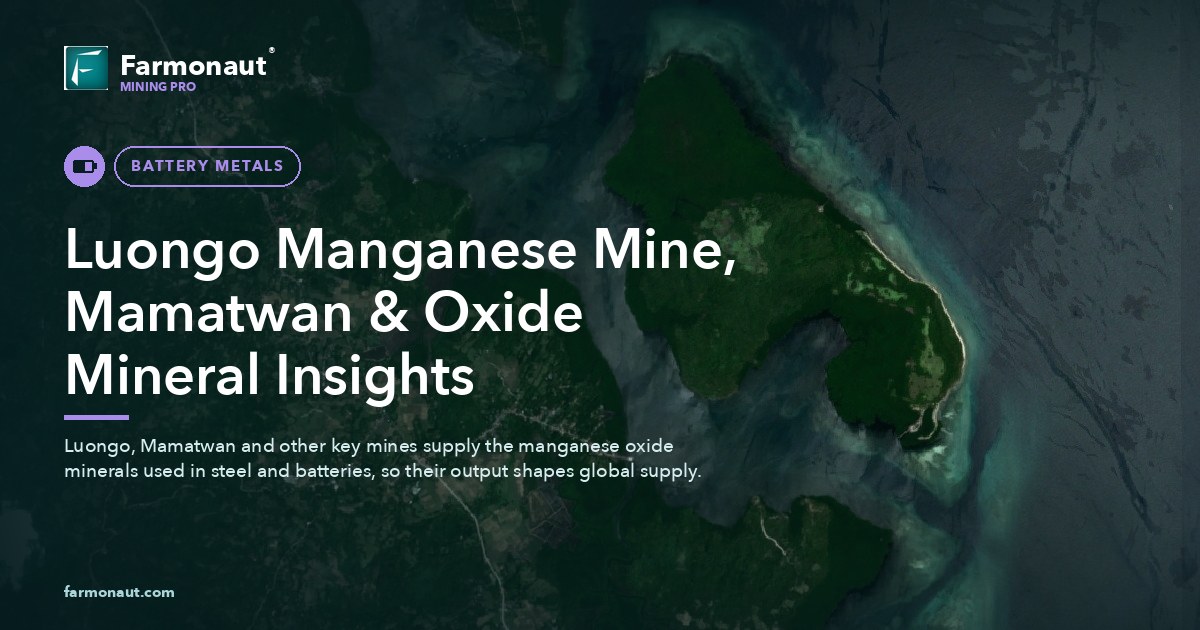 Luongo Manganese Mine, Mamatwan &Amp; Oxide Mineral Insights