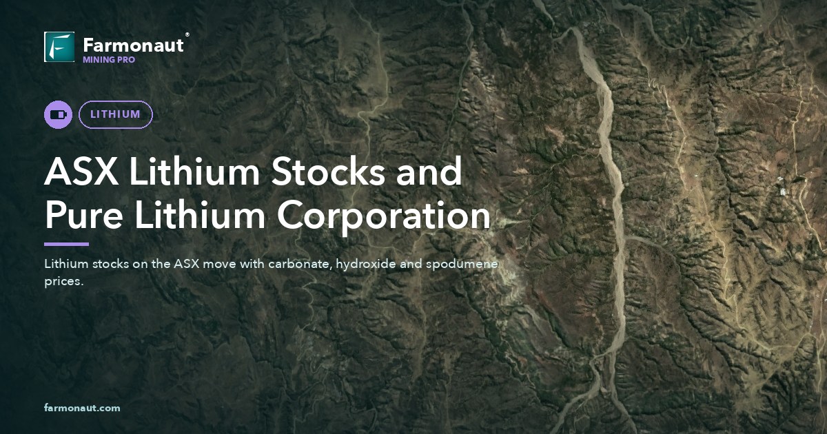 Asx Lithium Stocks And Pure Lithium Corporation