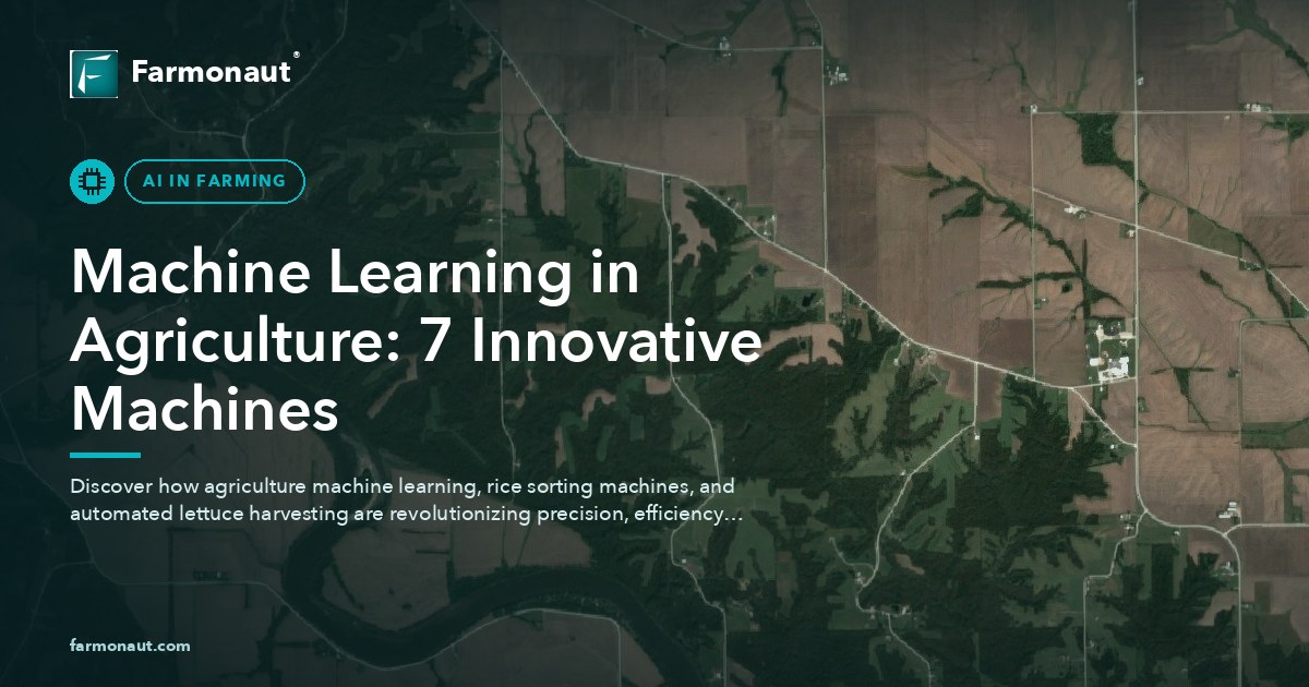 Machine Learning In Agriculture: 7 Innovative Machines