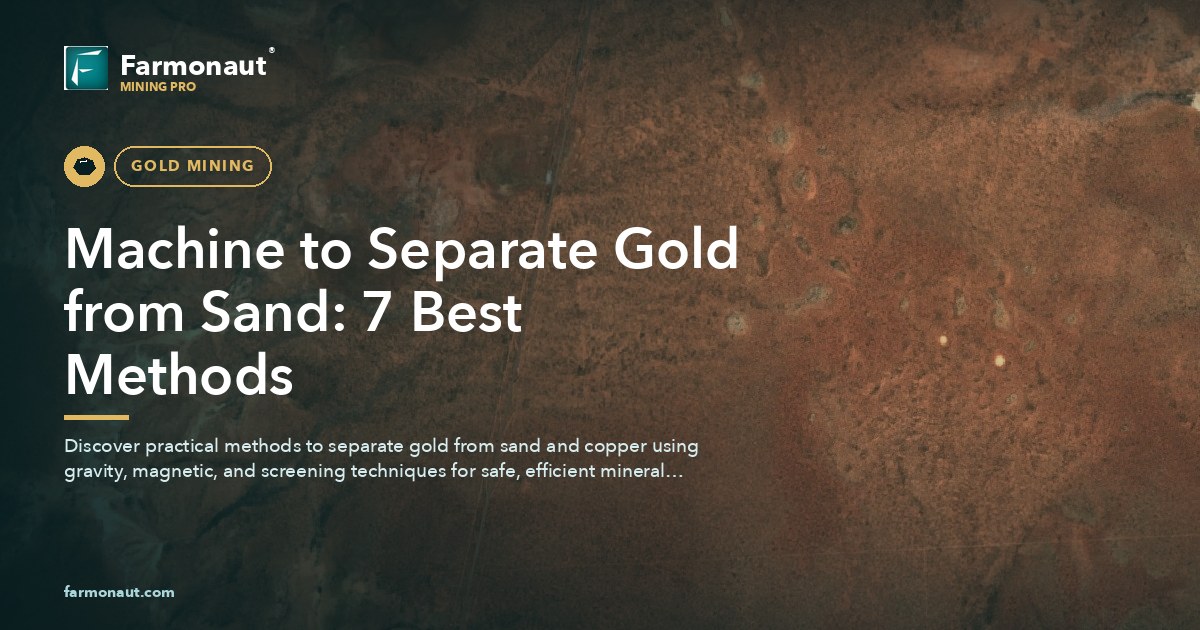 Machine To Separate Gold From Sand: 7 Best Methods