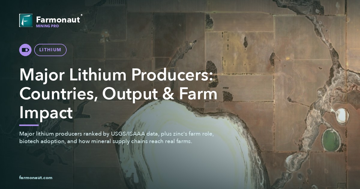 Major Lithium Producers: Countries, Output &Amp; Farm Impact