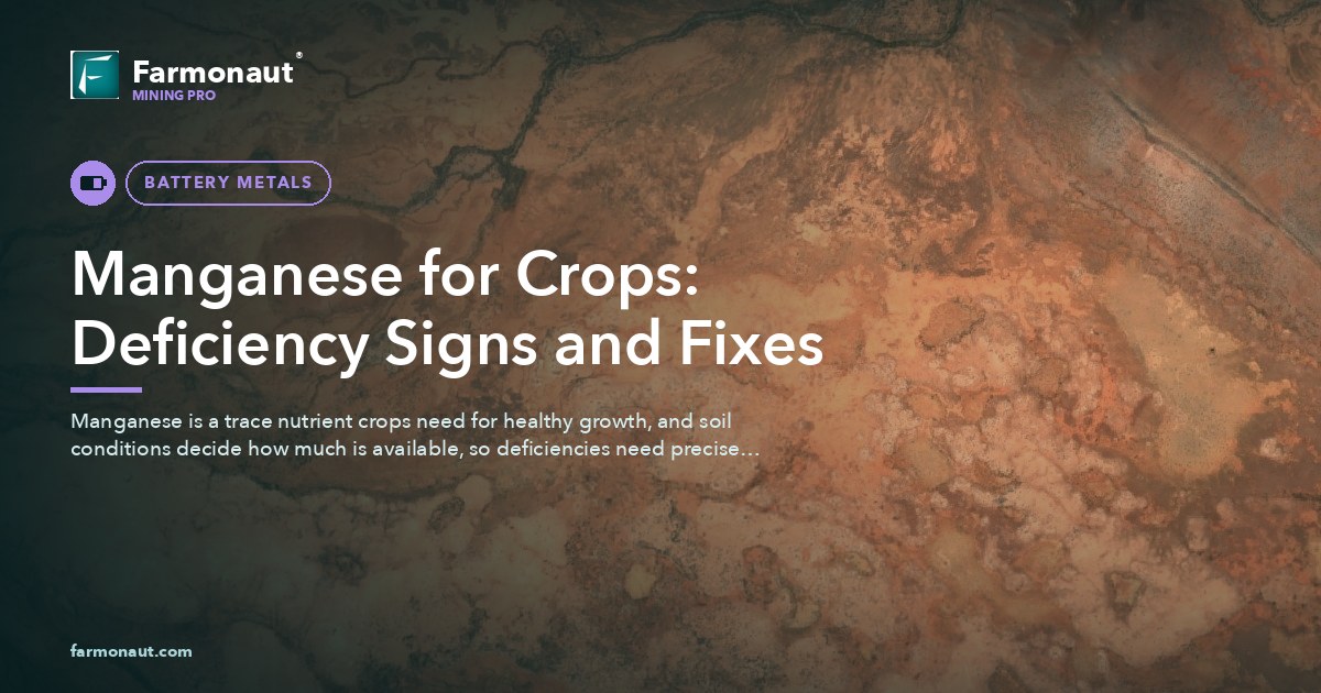 Manganese For Crops: Deficiency Signs And Fixes