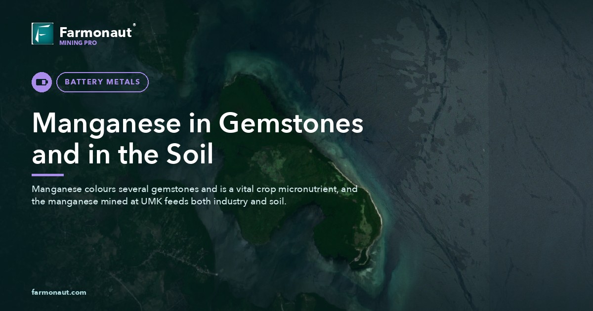 Manganese In Gemstones And In The Soil