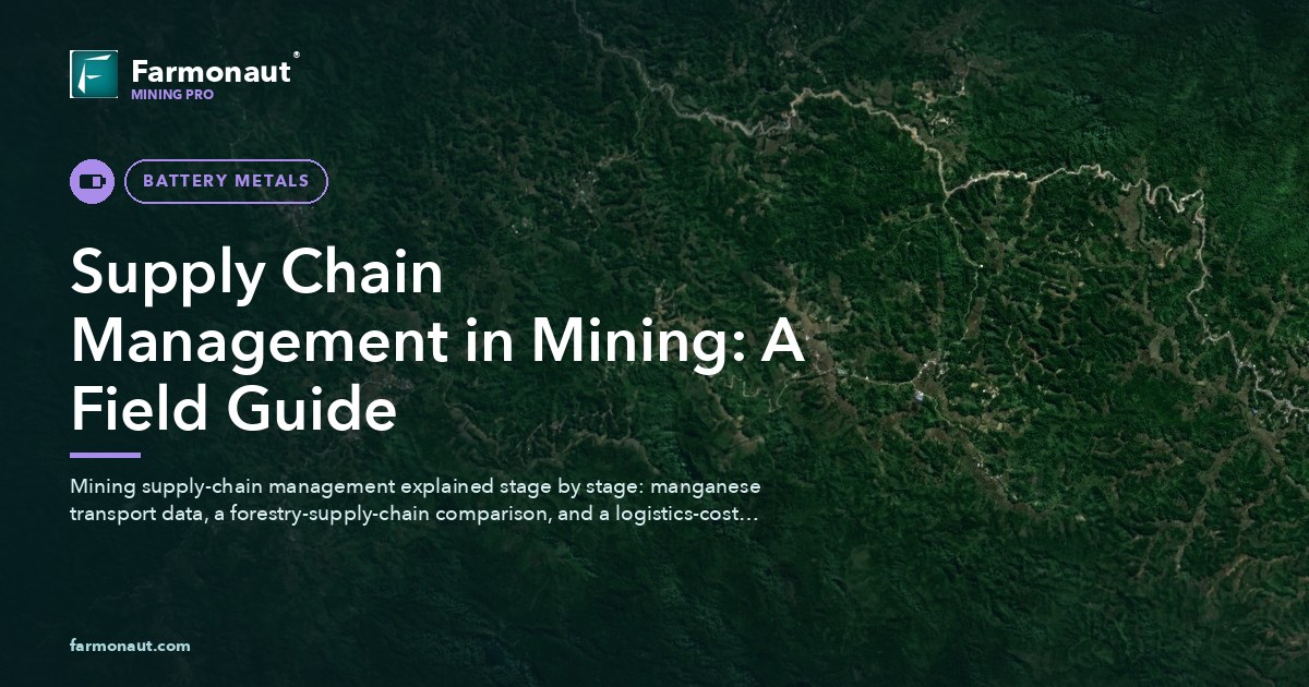 Supply Chain Management In Mining: A Field Guide