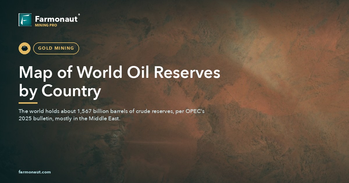 Map Of World Oil Reserves By Country