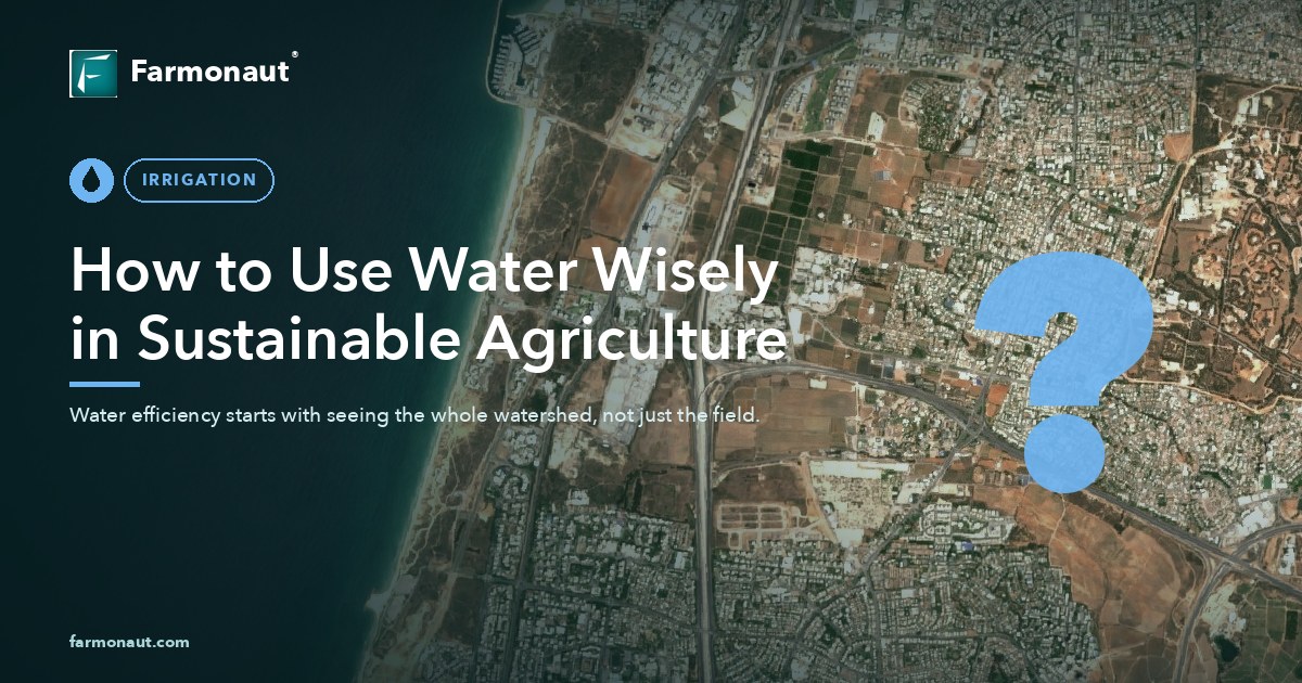 How To Use Water Wisely In Sustainable Agriculture