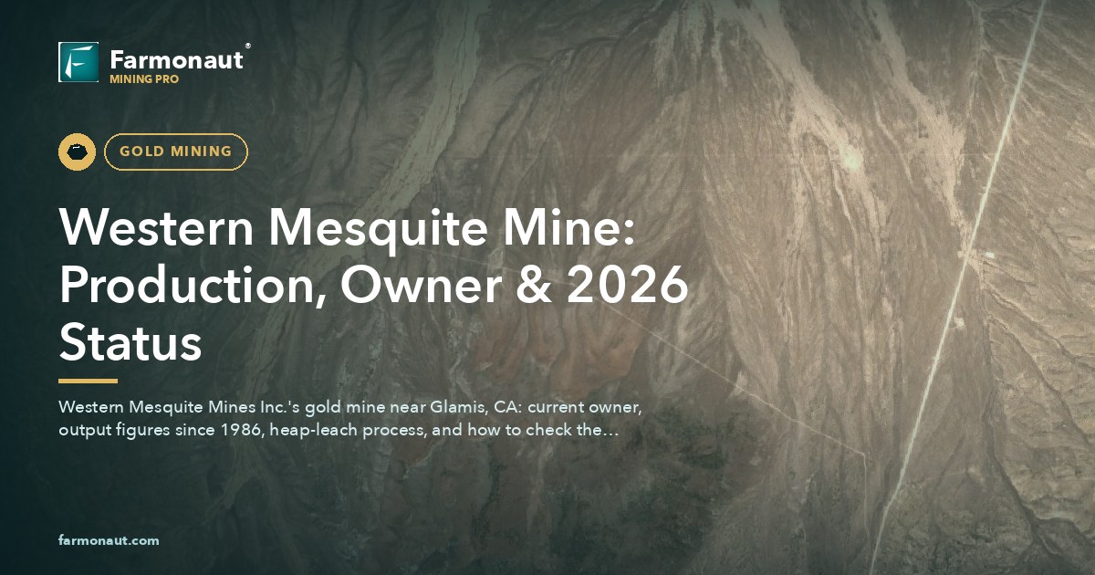 Western Mesquite Mine: Production, Owner &Amp; 2026 Status