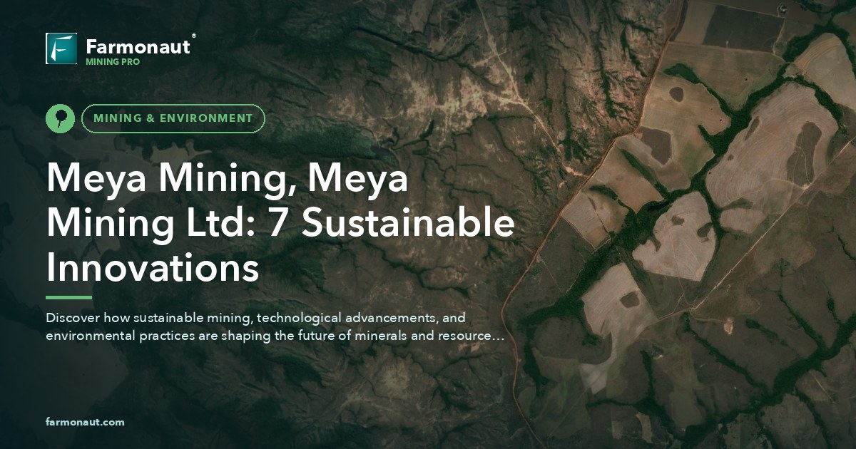 Meya Mining, Meya Mining Ltd: 7 Sustainable Innovations