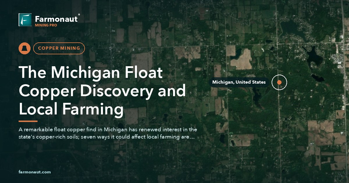 The Michigan Float Copper Discovery And Local Farming