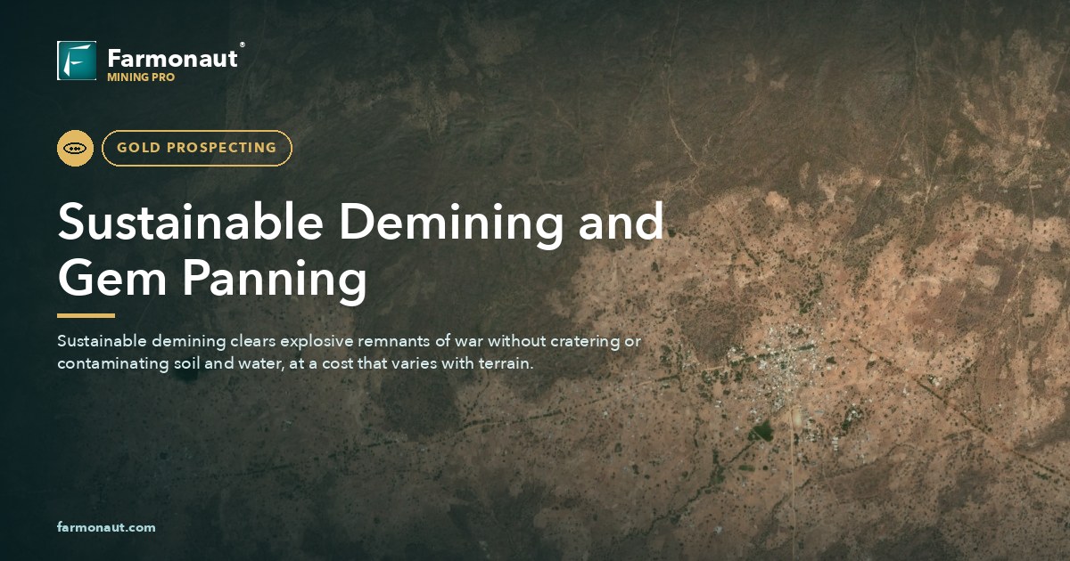 Sustainable Demining And Gem Panning