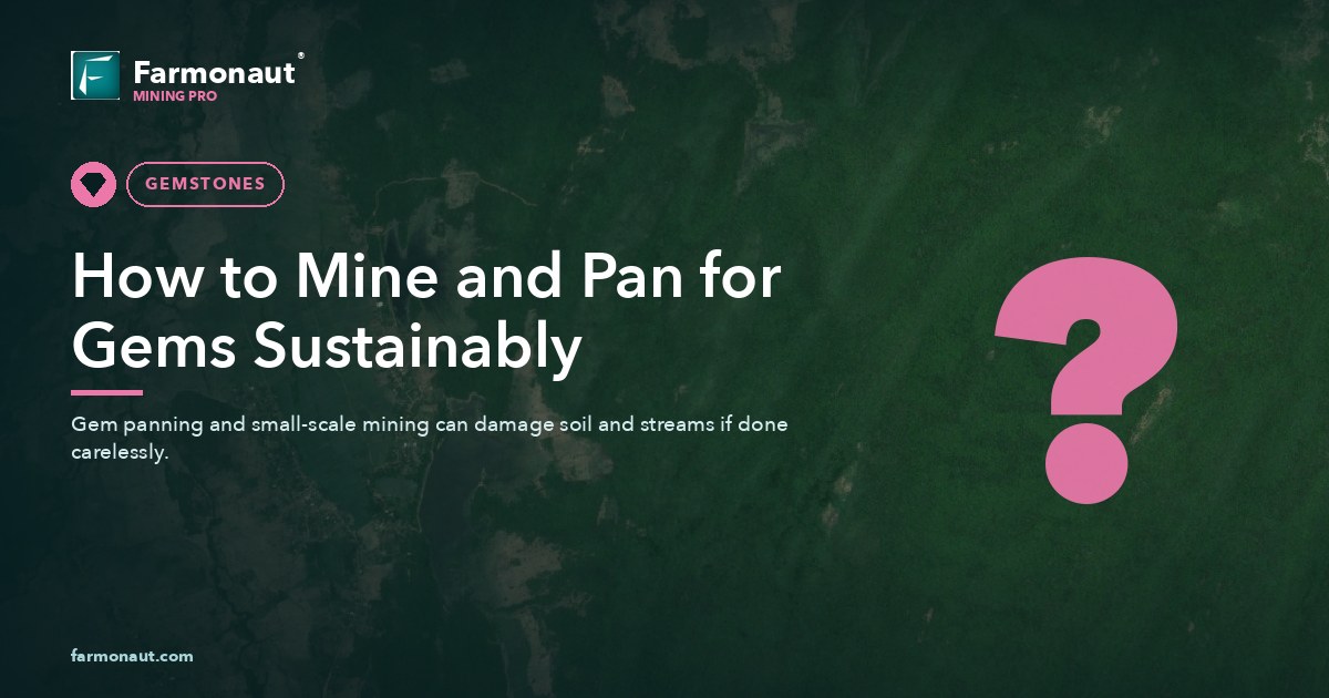 How To Mine And Pan For Gems Sustainably