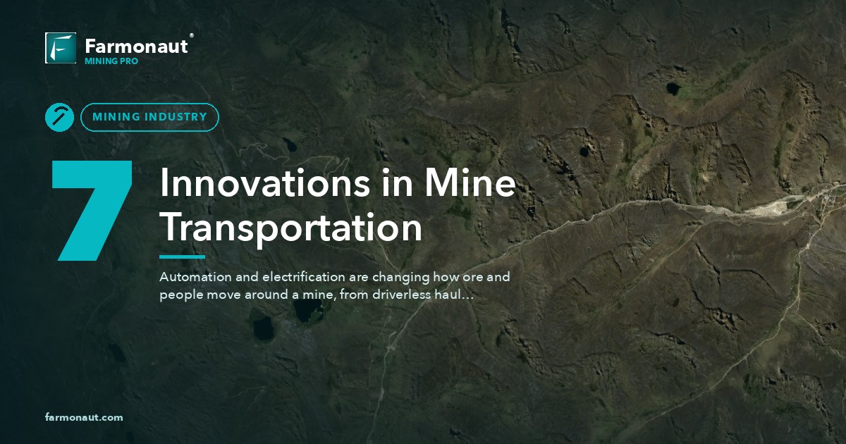 Mine Transportation &Amp; Innovation: 7 Game-Changers For The Future 95 7 Innovations In Mine Transportation