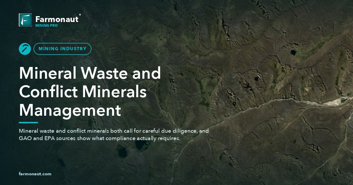 Mineral Waste And Conflict Minerals Management