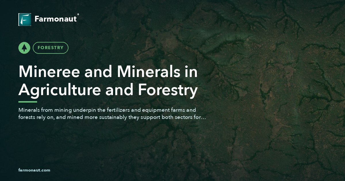 Mineree And Minerals In Agriculture And Forestry