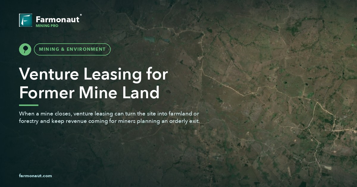 Venture Leasing For Former Mine Land