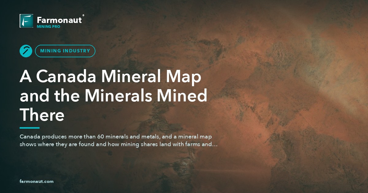 A Canada Mineral Map And The Minerals Mined There