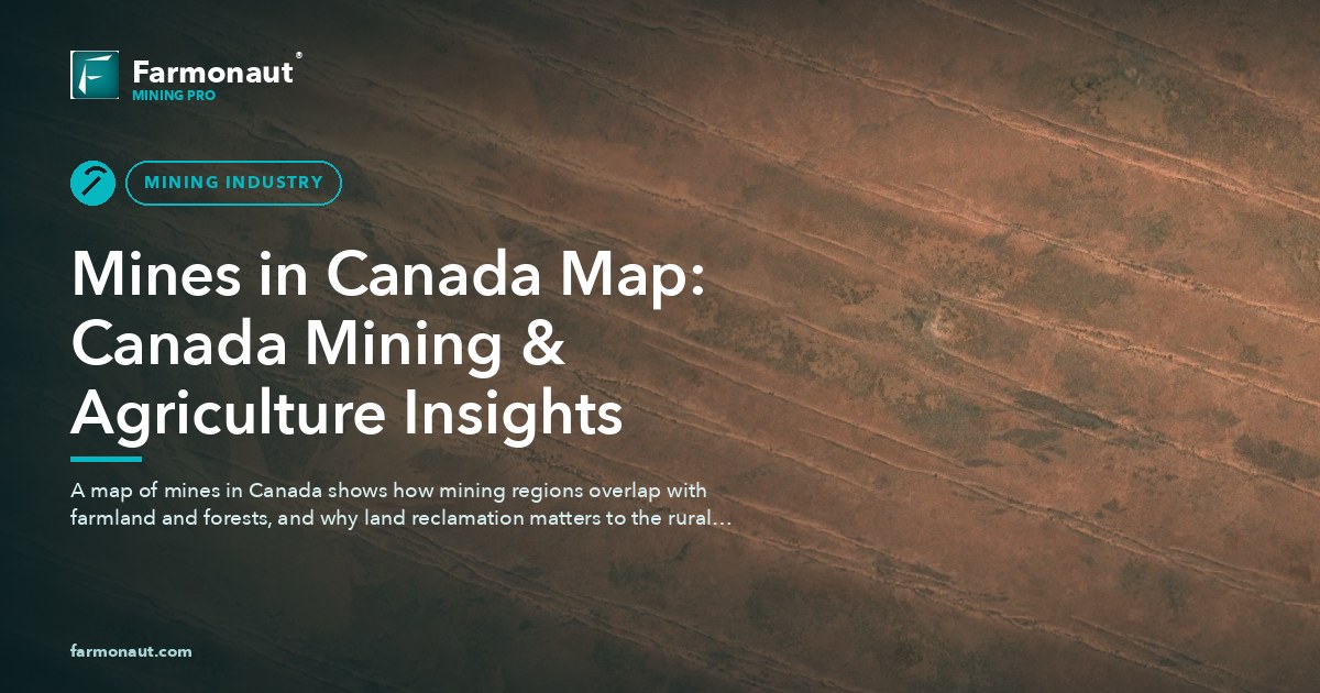 Mines In Canada Map: Canada Mining &Amp; Agriculture Insights