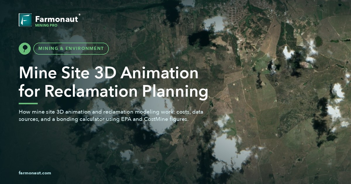 Mine Site 3D Animation For Reclamation Planning