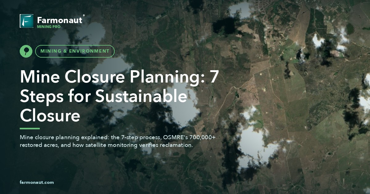 Mine Closure Planning: 7 Steps For Sustainable Closure
