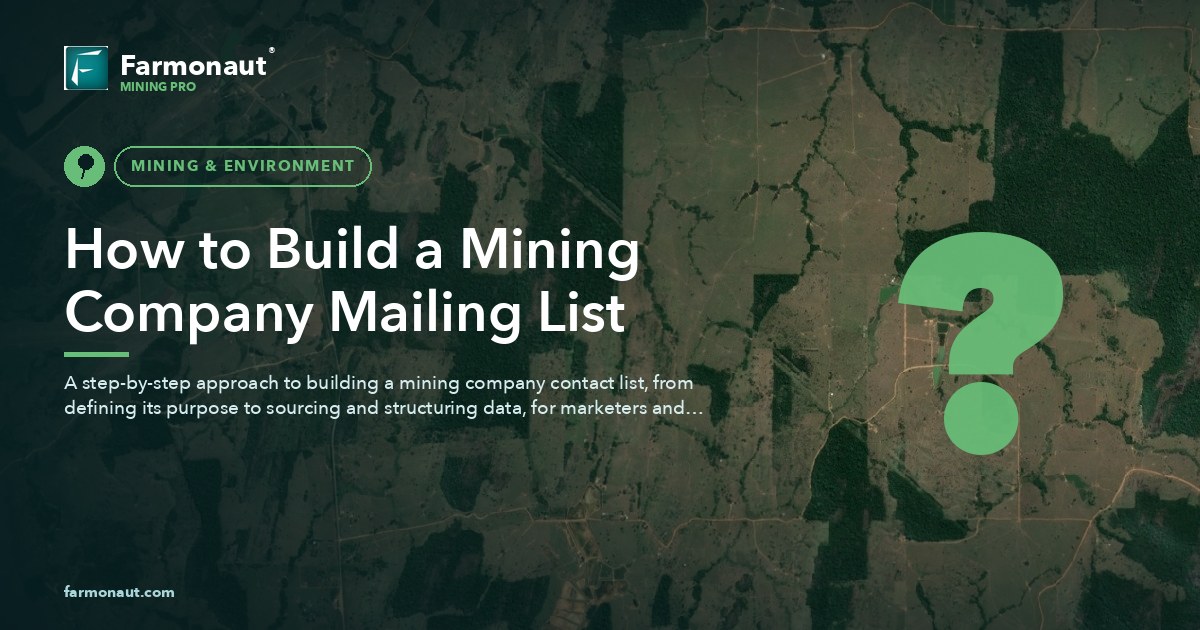 How To Build A Mining Company Mailing List