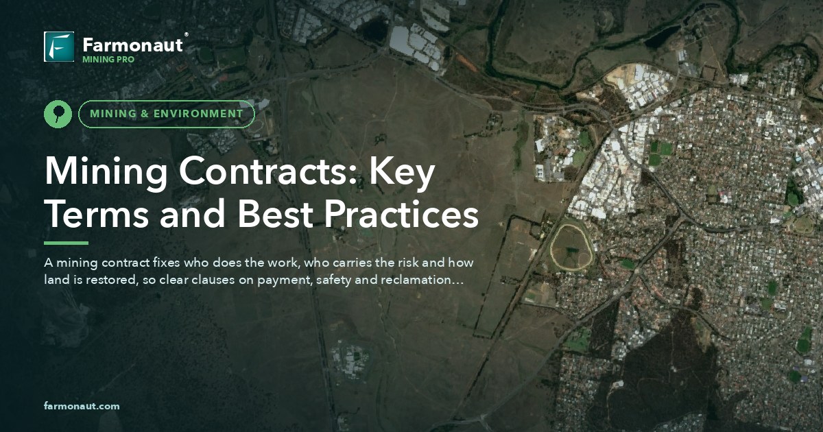Mining Contracts: Key Terms And Best Practices