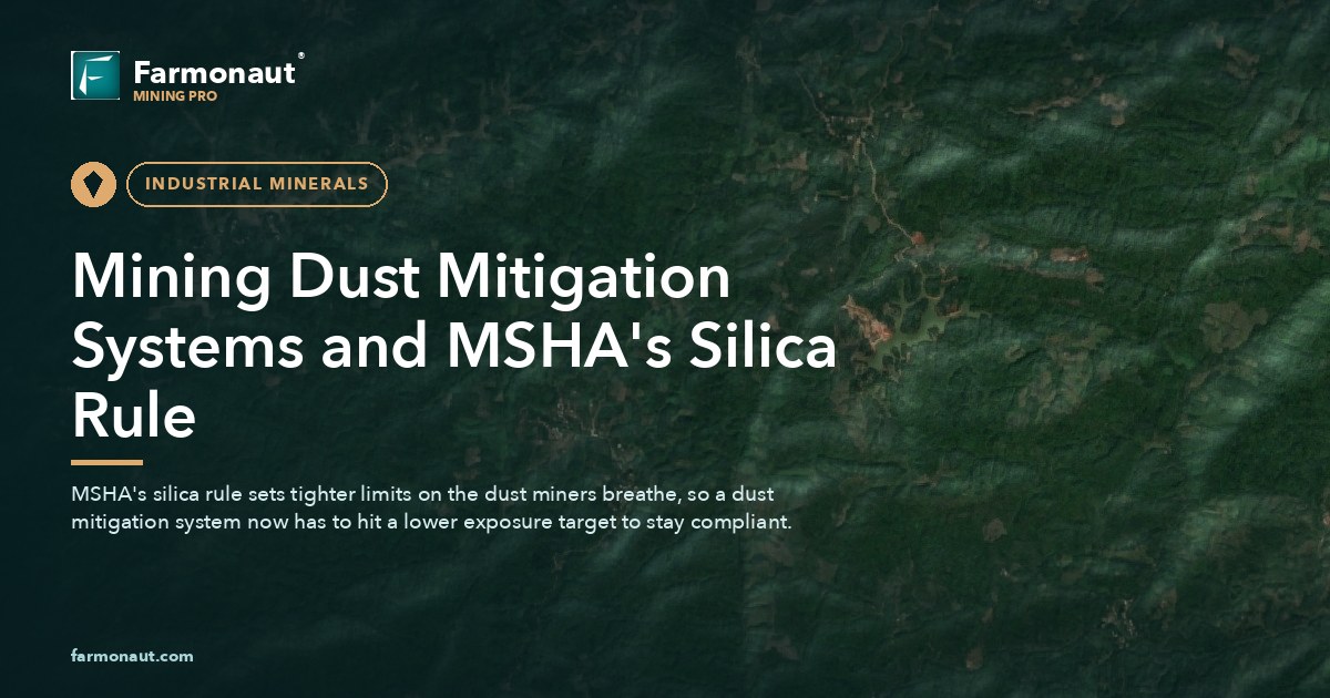 Mining Dust Mitigation Systems And Msha'S Silica Rule