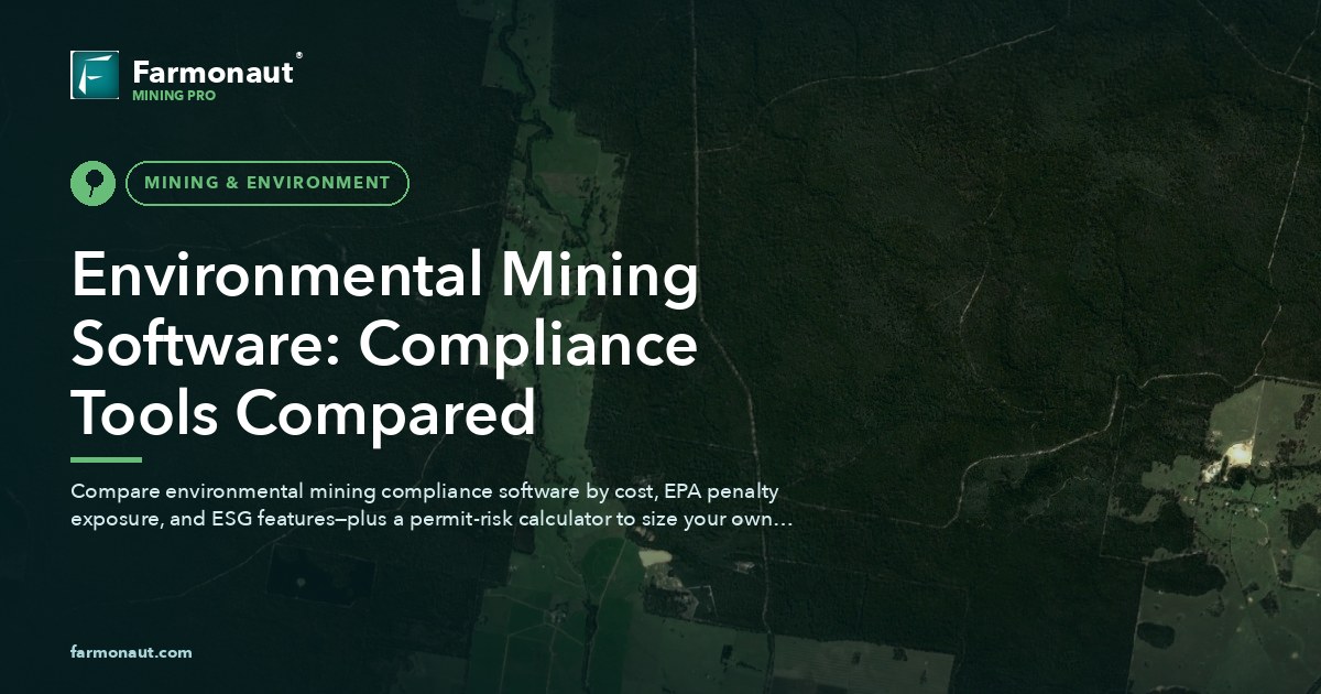 Environmental Mining Software: Compliance Tools Compared