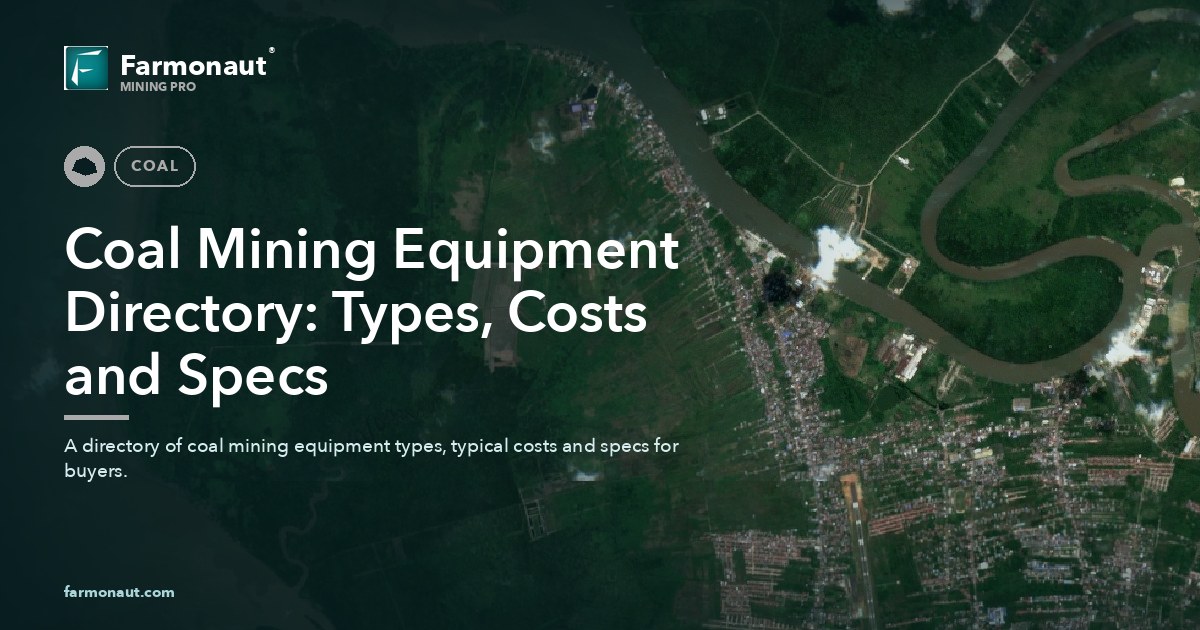 Coal Mining Equipment Directory: Types, Costs And Specs