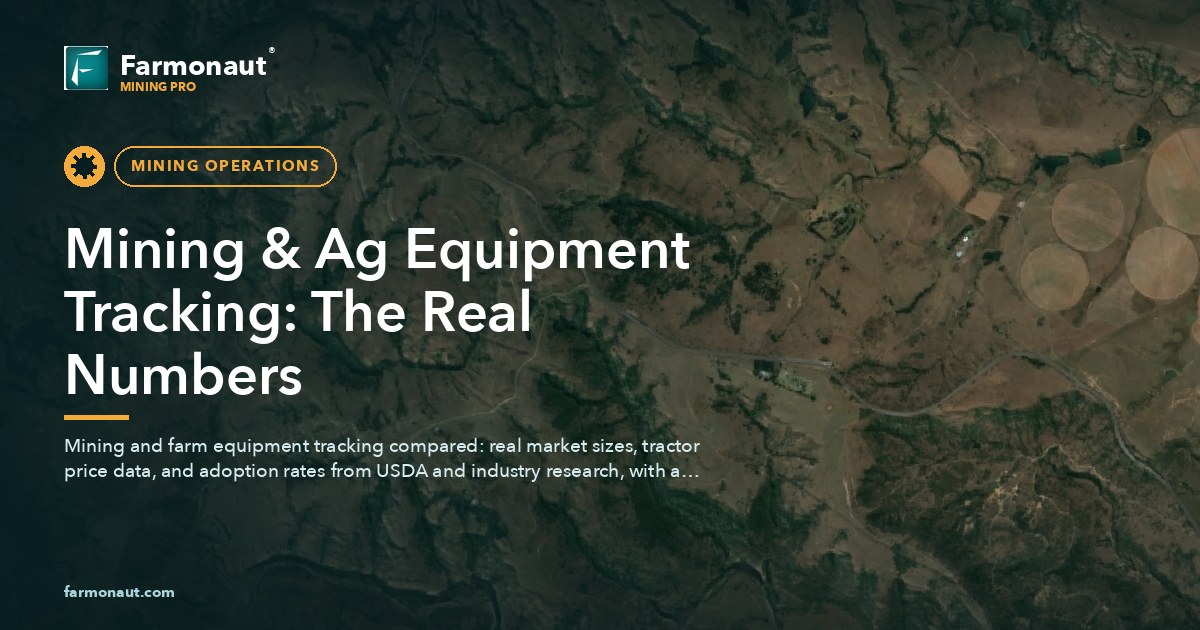 Mining &Amp; Ag Equipment Tracking: The Real Numbers