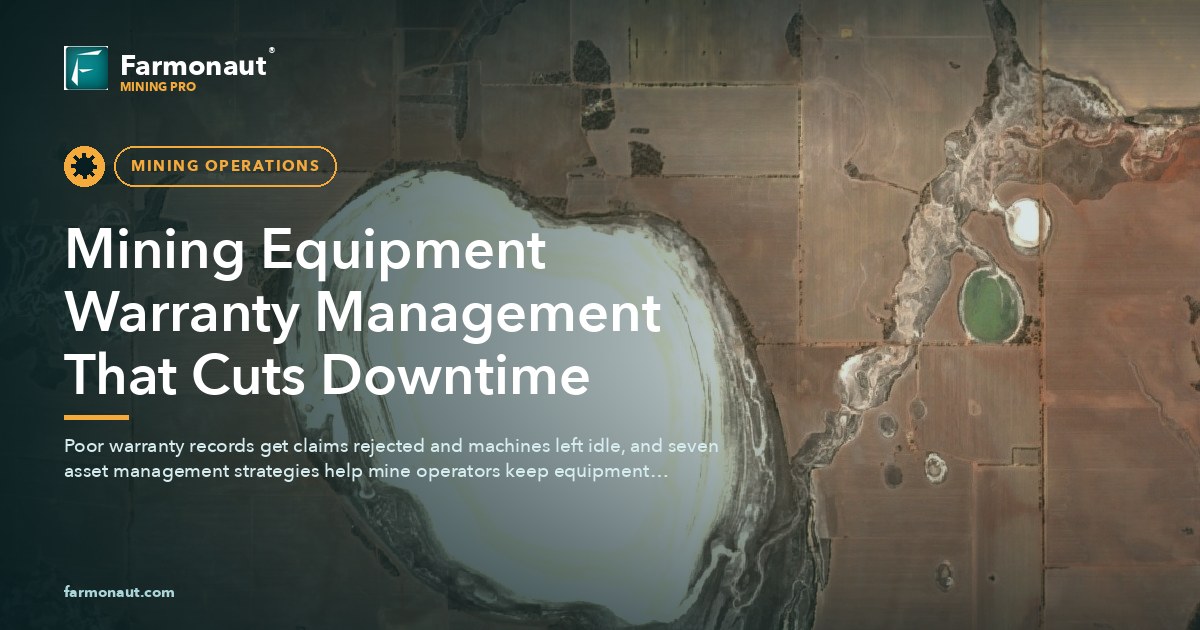 Mining Equipment Warranty Management That Cuts Downtime