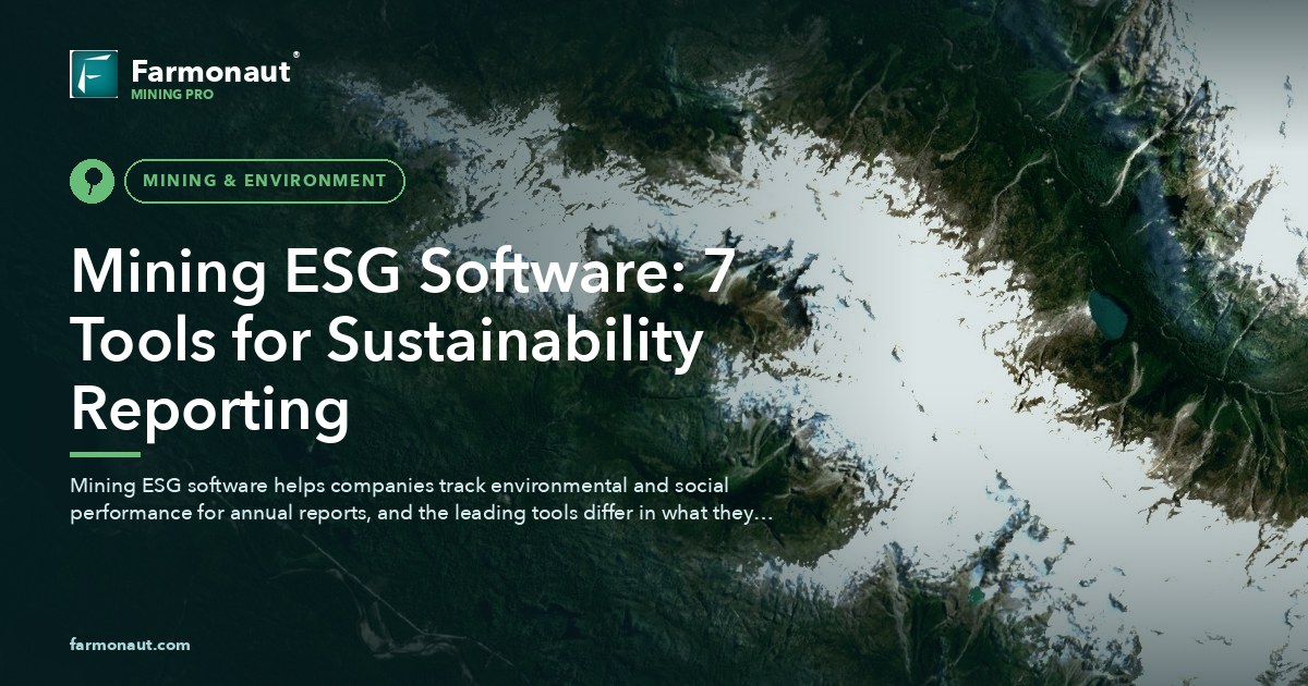 Mining Esg Software: 7 Tools For Sustainability Reporting