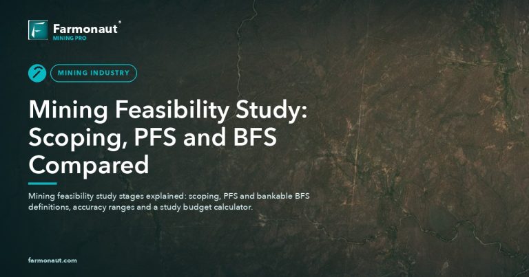 Tungsten In Canada: Mactung, Sisson, Cantung And Antimony 4 Mining Feasibility Study 7 Key Steps To Bankable Success Farmonaut V2 2