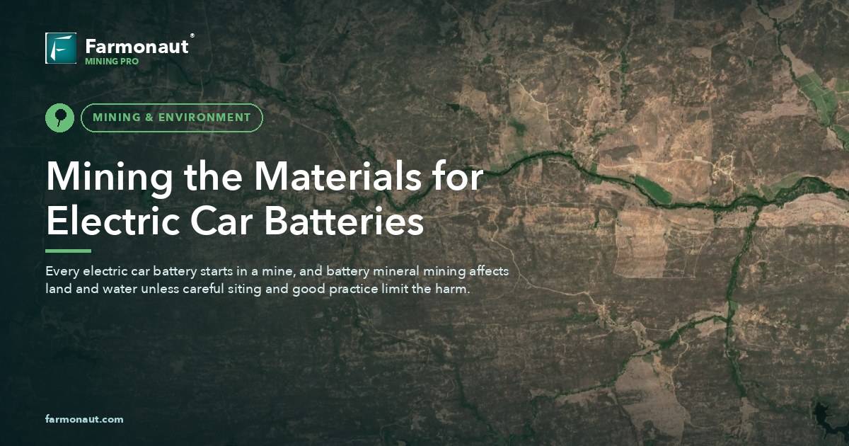 Mining The Materials For Electric Car Batteries