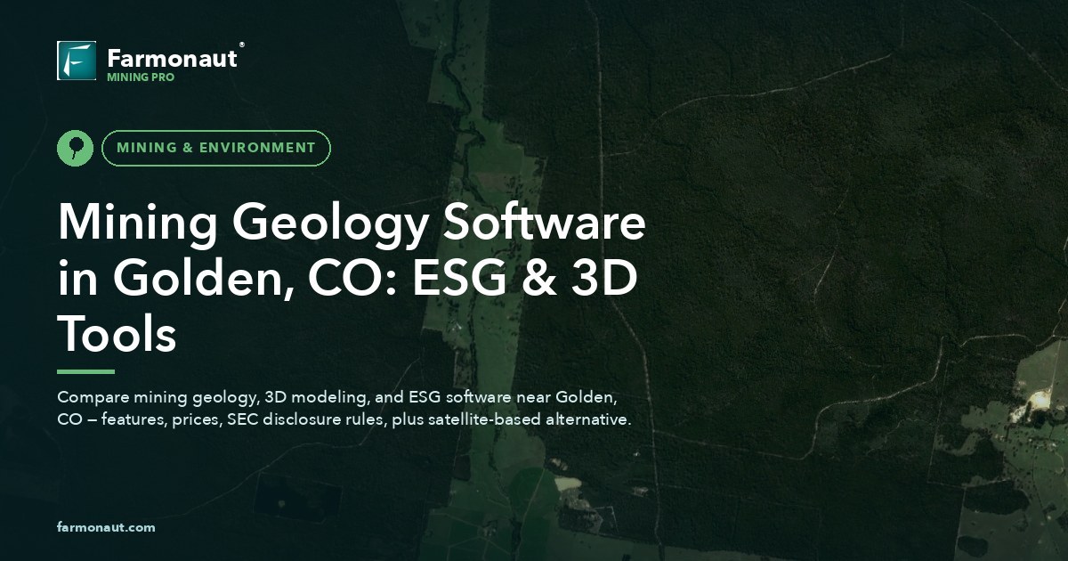Mining Geology Software In Golden, Co: Esg &Amp; 3D Tools