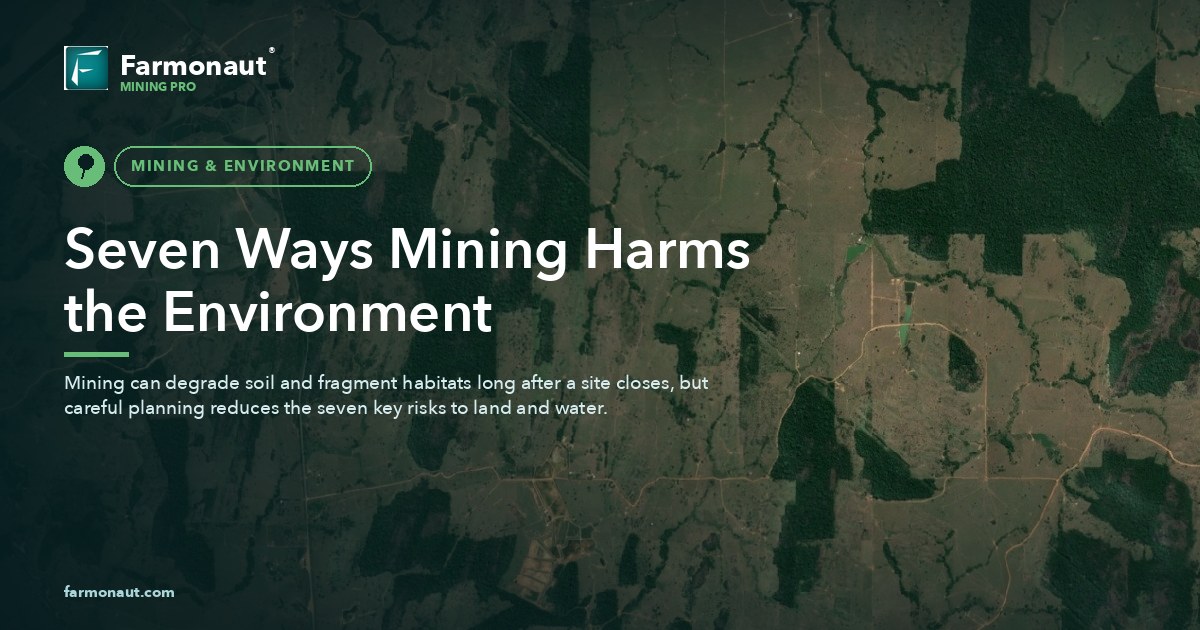 Seven Ways Mining Harms The Environment