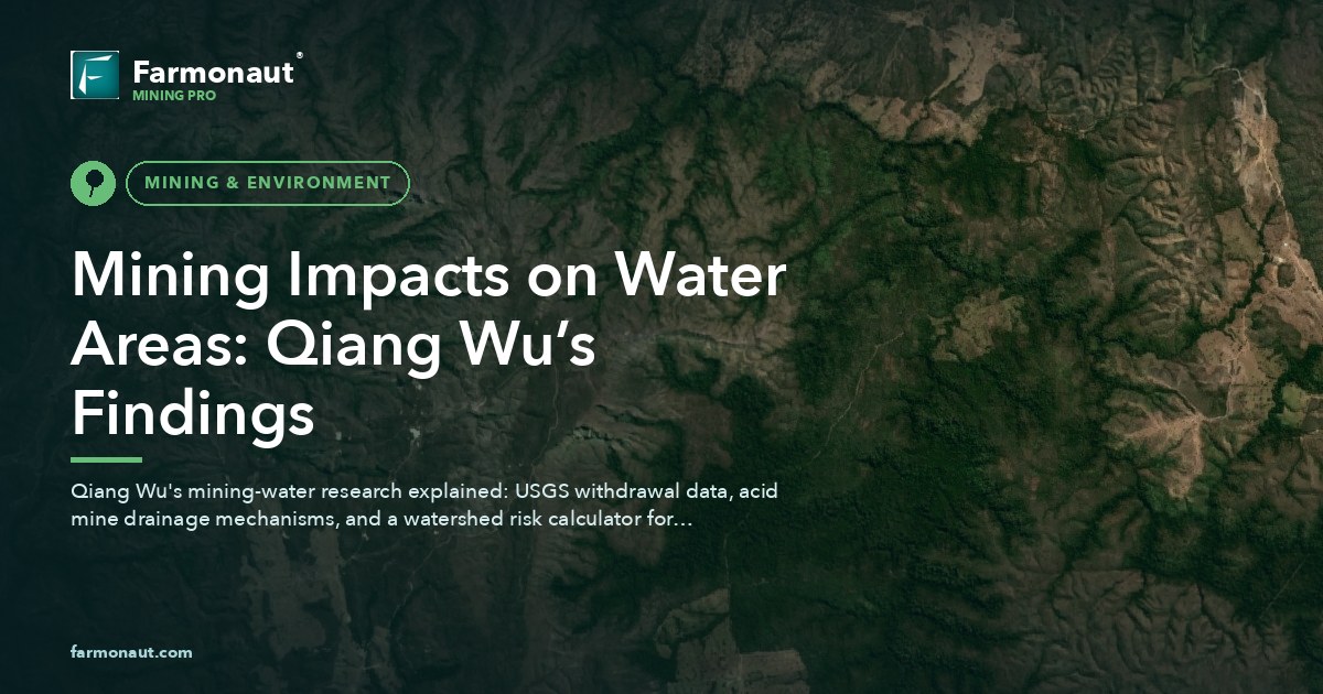 Mining Impacts On Water Areas: Qiang Wu’s Findings