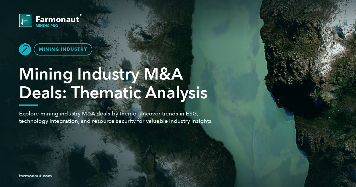 Mining Industry M&Amp;A Deals: Thematic Analysis