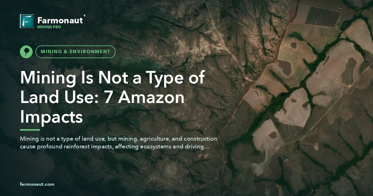 Mining Is Not A Type Of Land Use: 7 Amazon Impacts