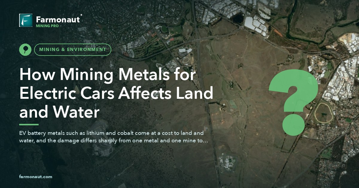 How Mining Metals For Electric Cars Affects Land And Water