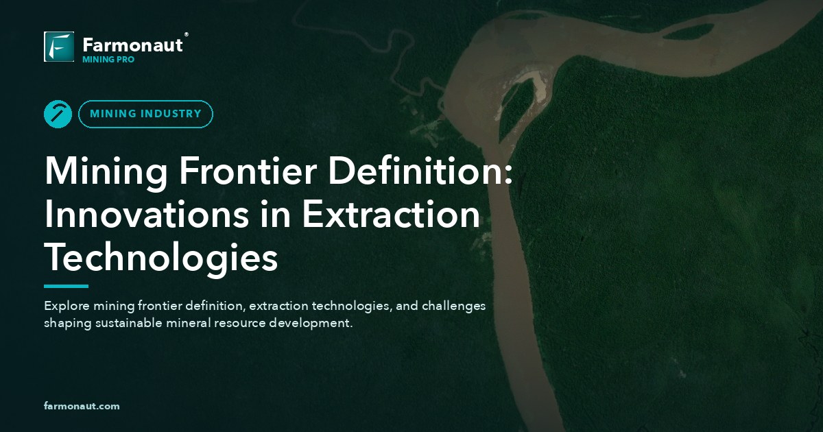 Mining Frontier Definition: Innovations In Extraction Technologies