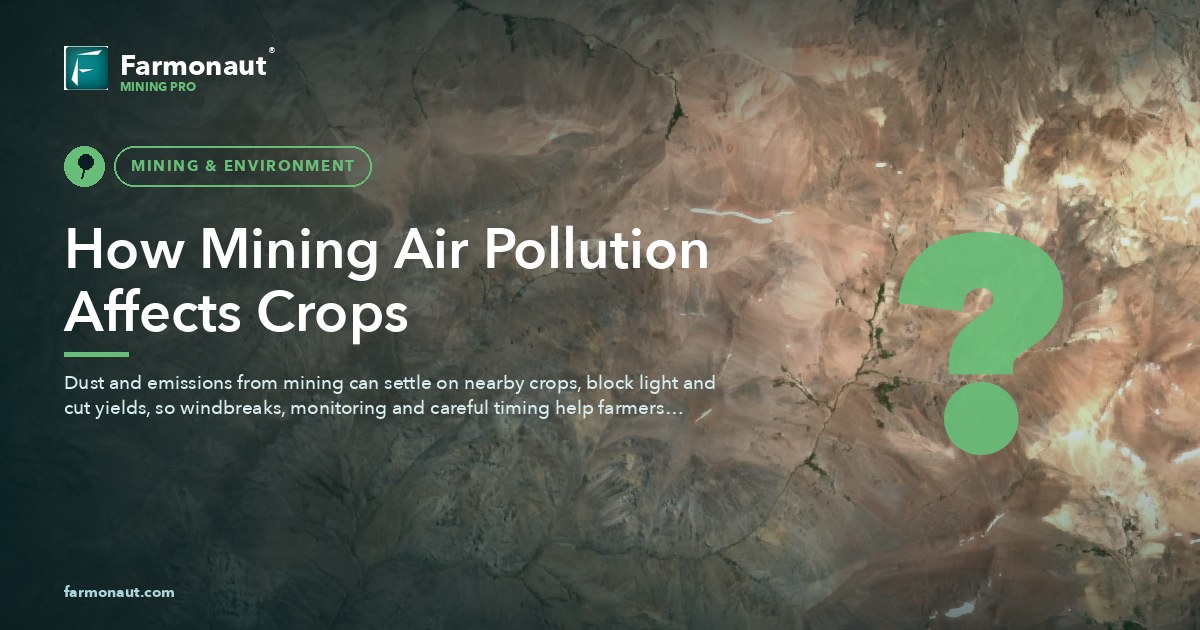 How Mining Air Pollution Affects Crops