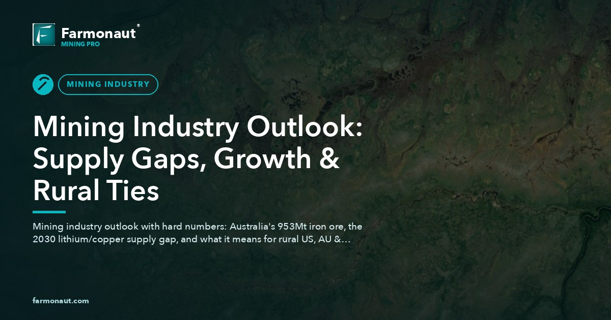 Mining Industry Outlook: Supply Gaps, Growth &Amp; Rural Ties