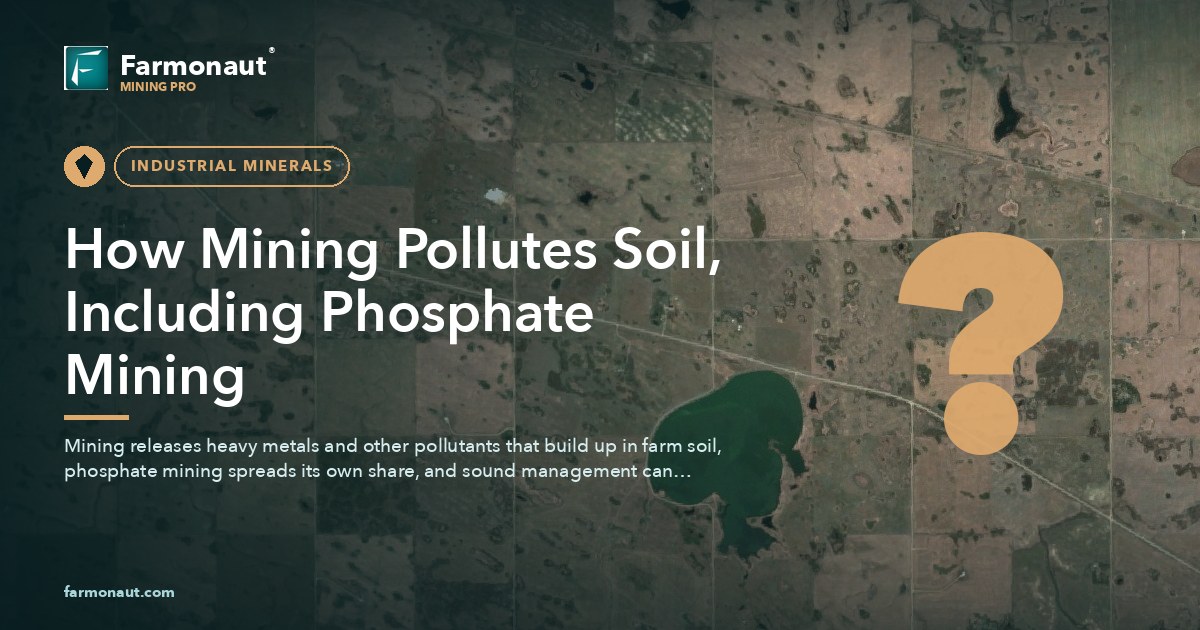 How Mining Pollutes Soil, Including Phosphate Mining