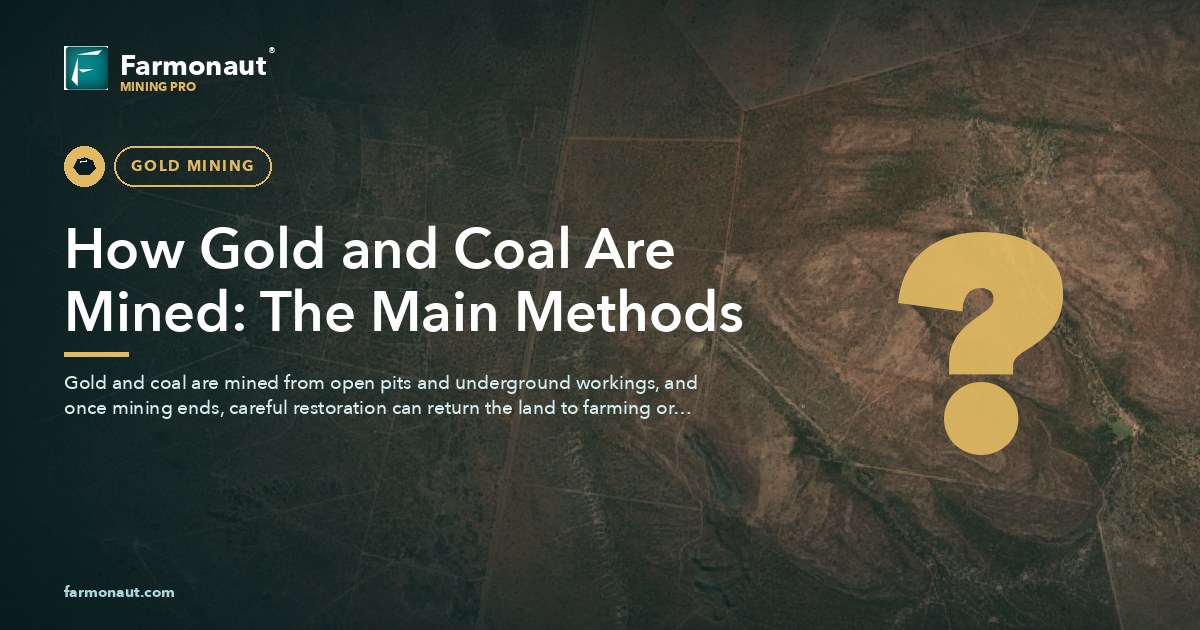 How Gold And Coal Are Mined: The Main Methods