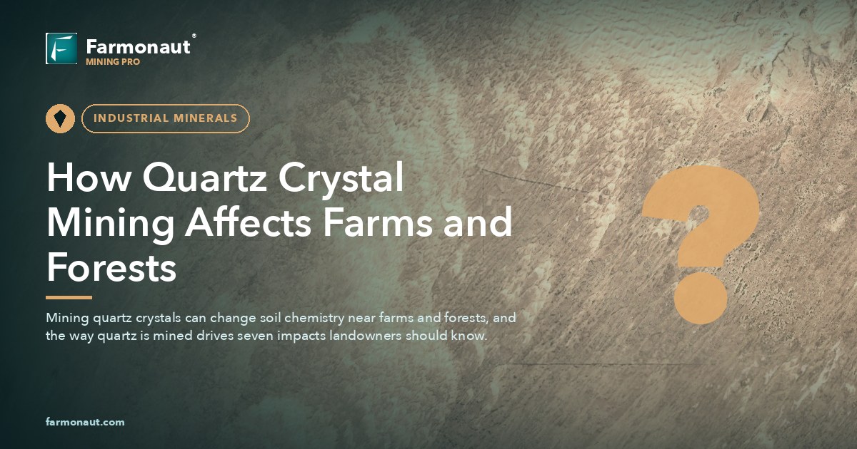 How Quartz Crystal Mining Affects Farms And Forests