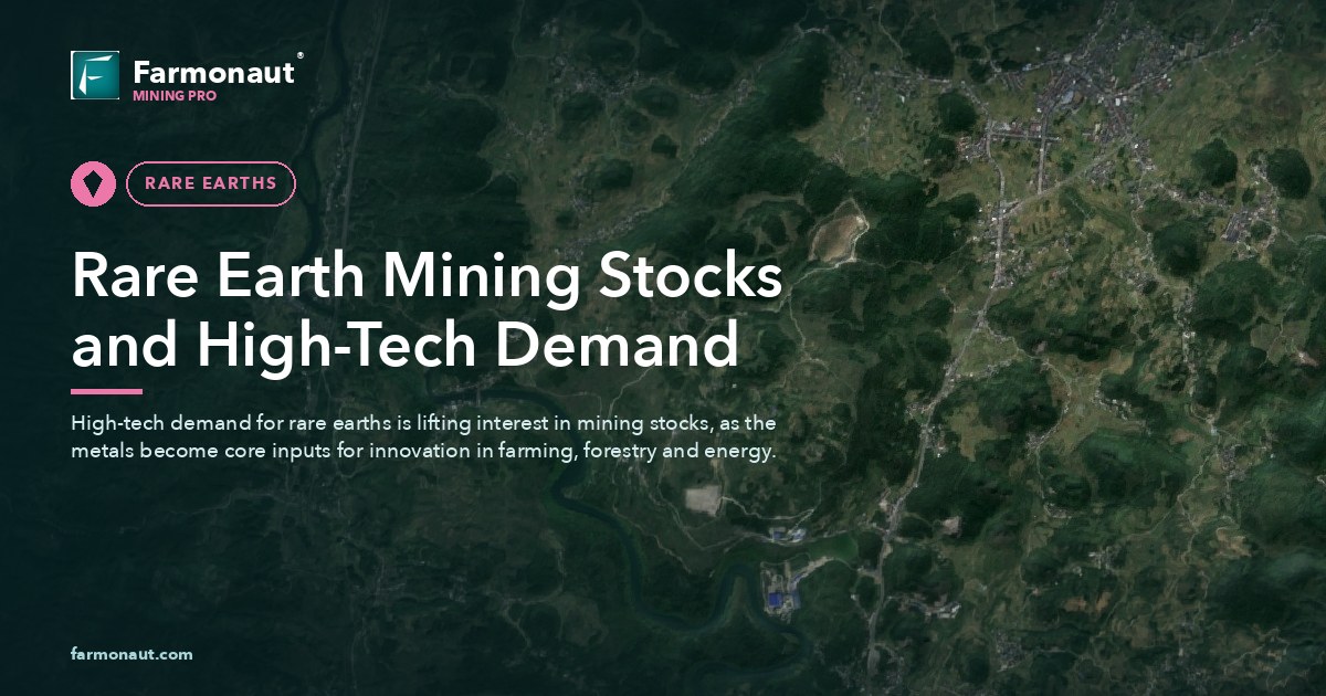 Rare Earth Mining Stocks And High-Tech Demand