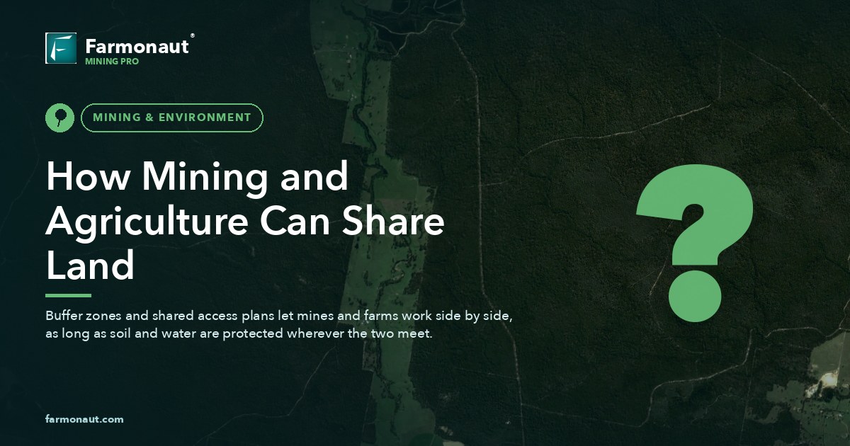 How Mining And Agriculture Can Share Land