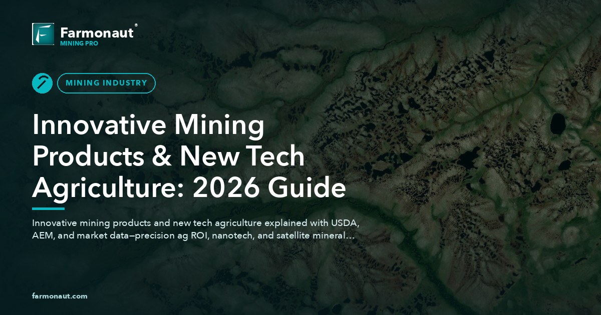 Innovative Mining Products &Amp; New Tech Agriculture: 2026 Guide