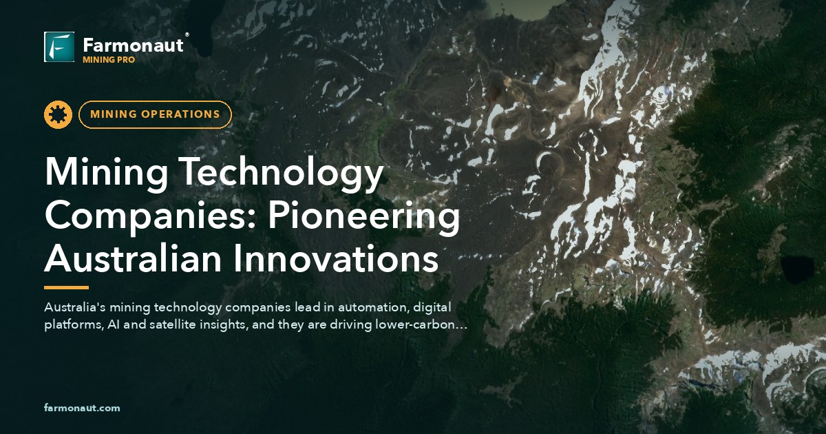 Mining Technology Companies: Pioneering Australian Innovations